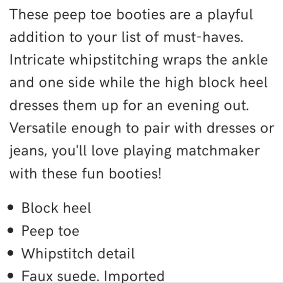 Venus Peep Toe Booties - Picture 8 of 8